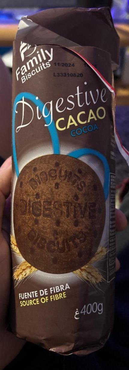 Fotografie - Digestive cacao Family Biscuits