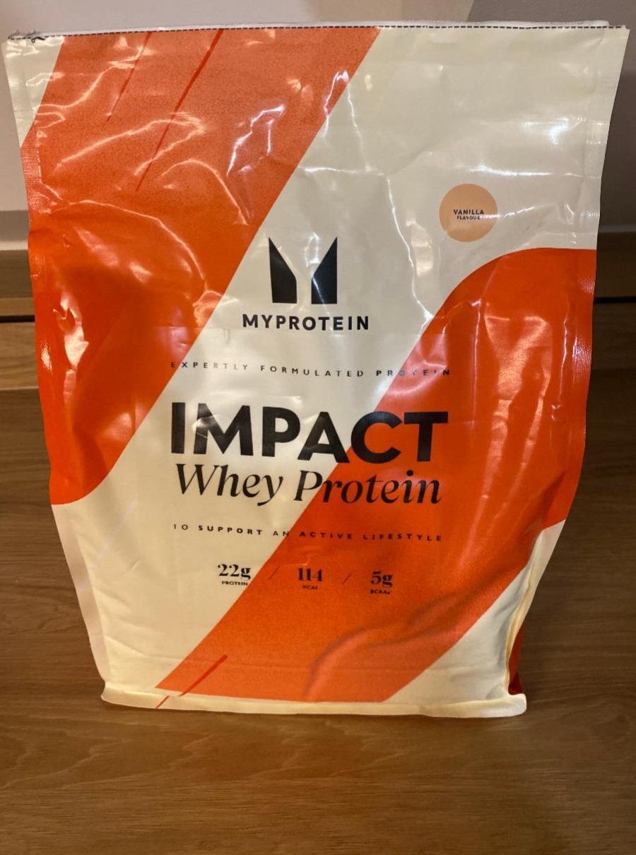 Fotografie - Impact whey protein vanilla Myprotein