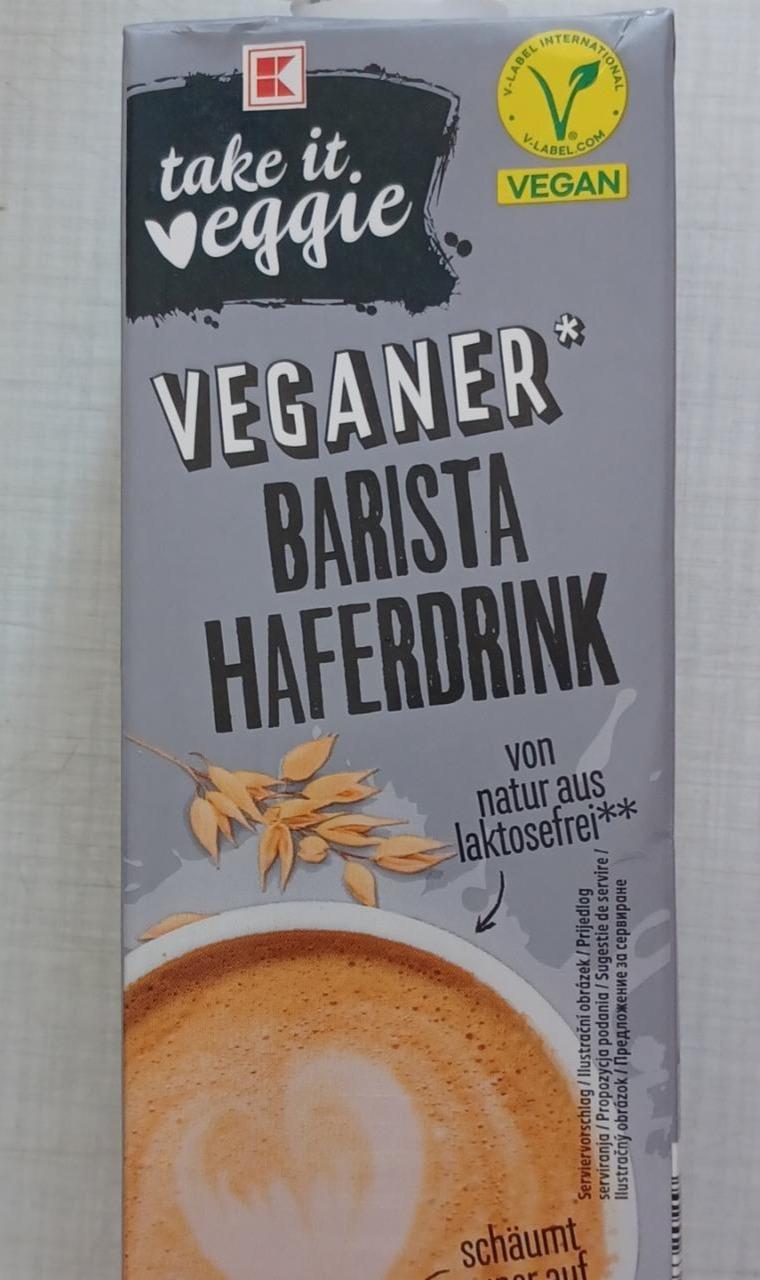 Fotografie - Veganer Barista Haferdrink K-take it veggie