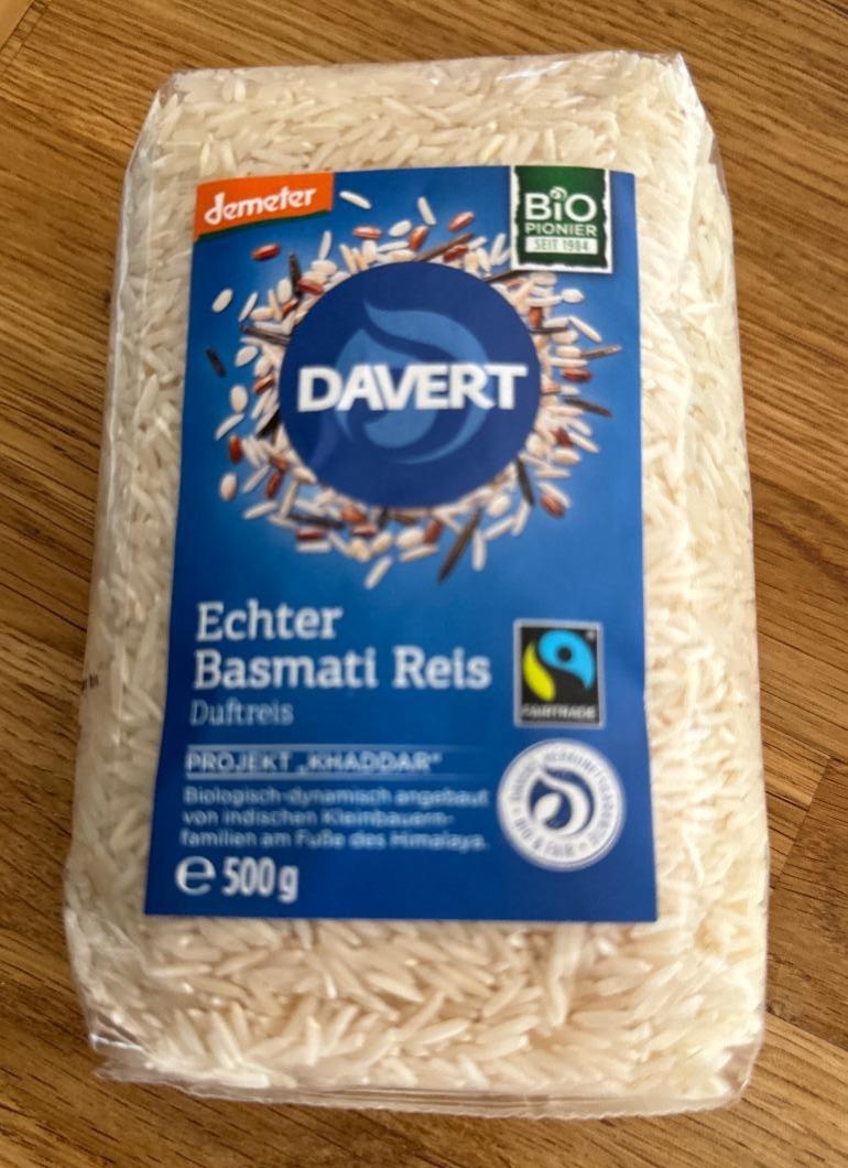 Fotografie - Davert Echter Basmati Reis demeter