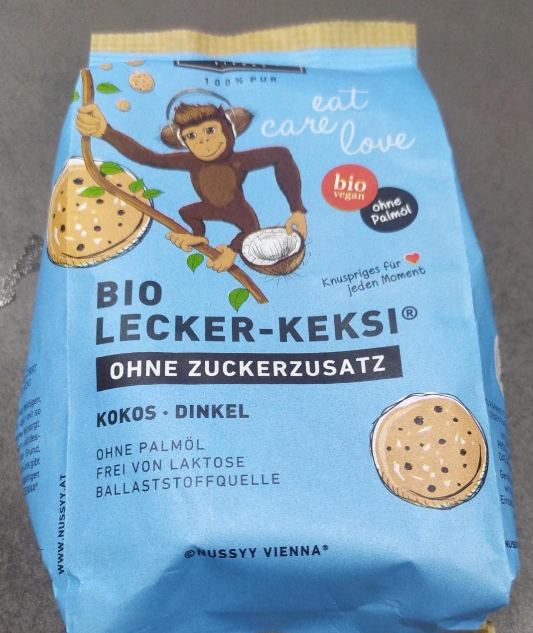 Fotografie - Bio Lecker-Keksi Kokos-Dinkel Nussyy