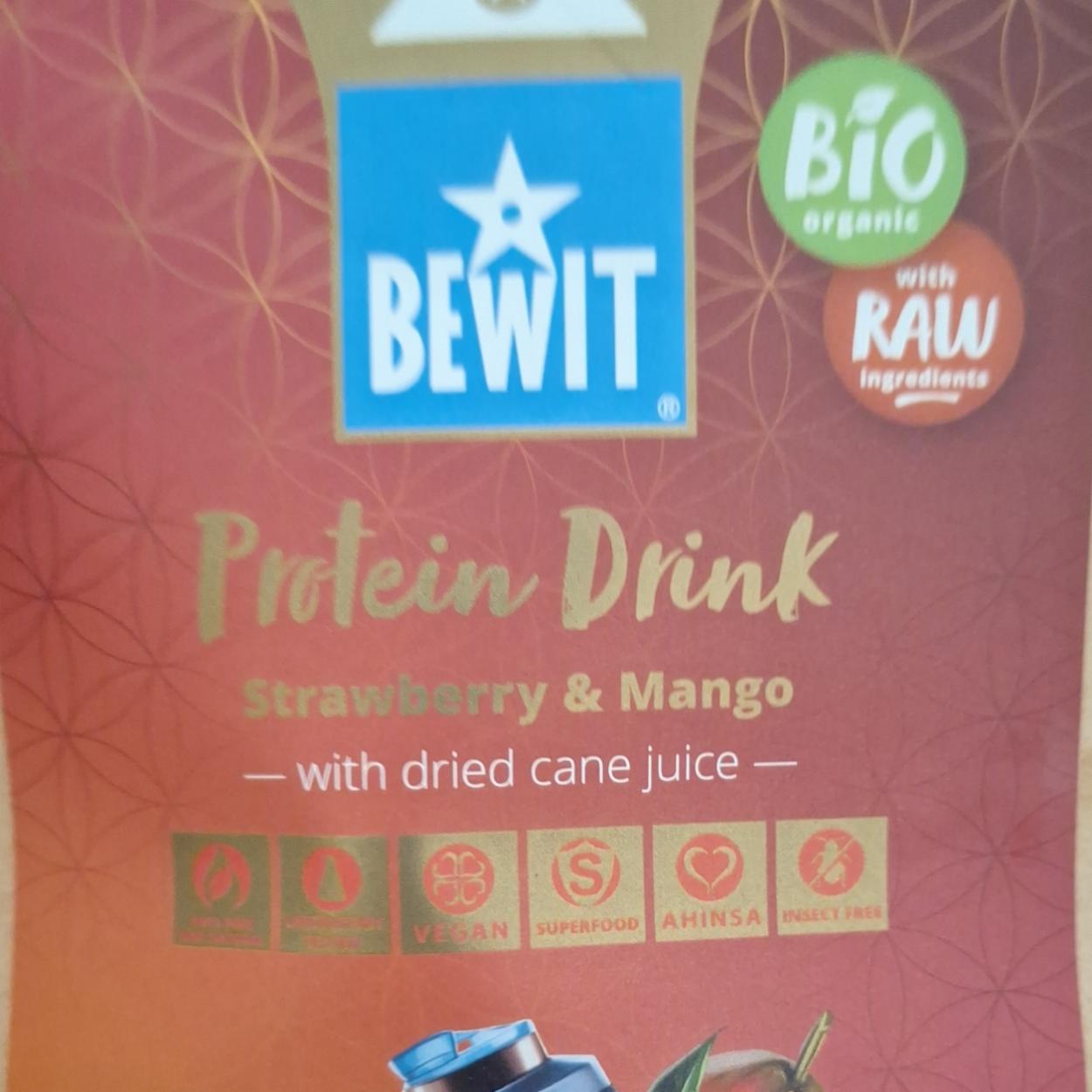 Fotografie - Protein Drink Strawberry & Mango Bewit