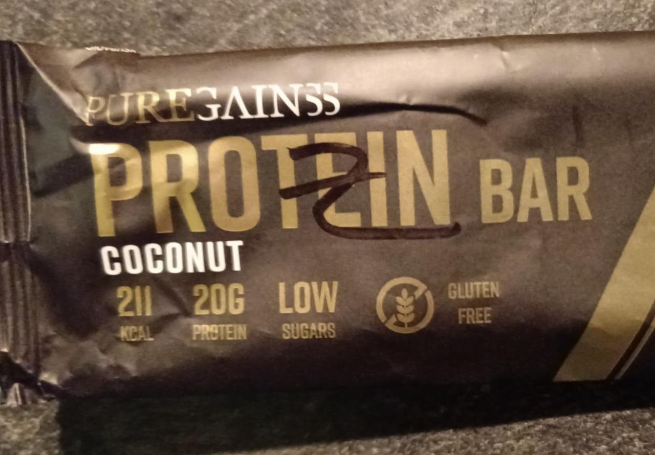 Fotografie - Protein Bar Coconut PureGainss