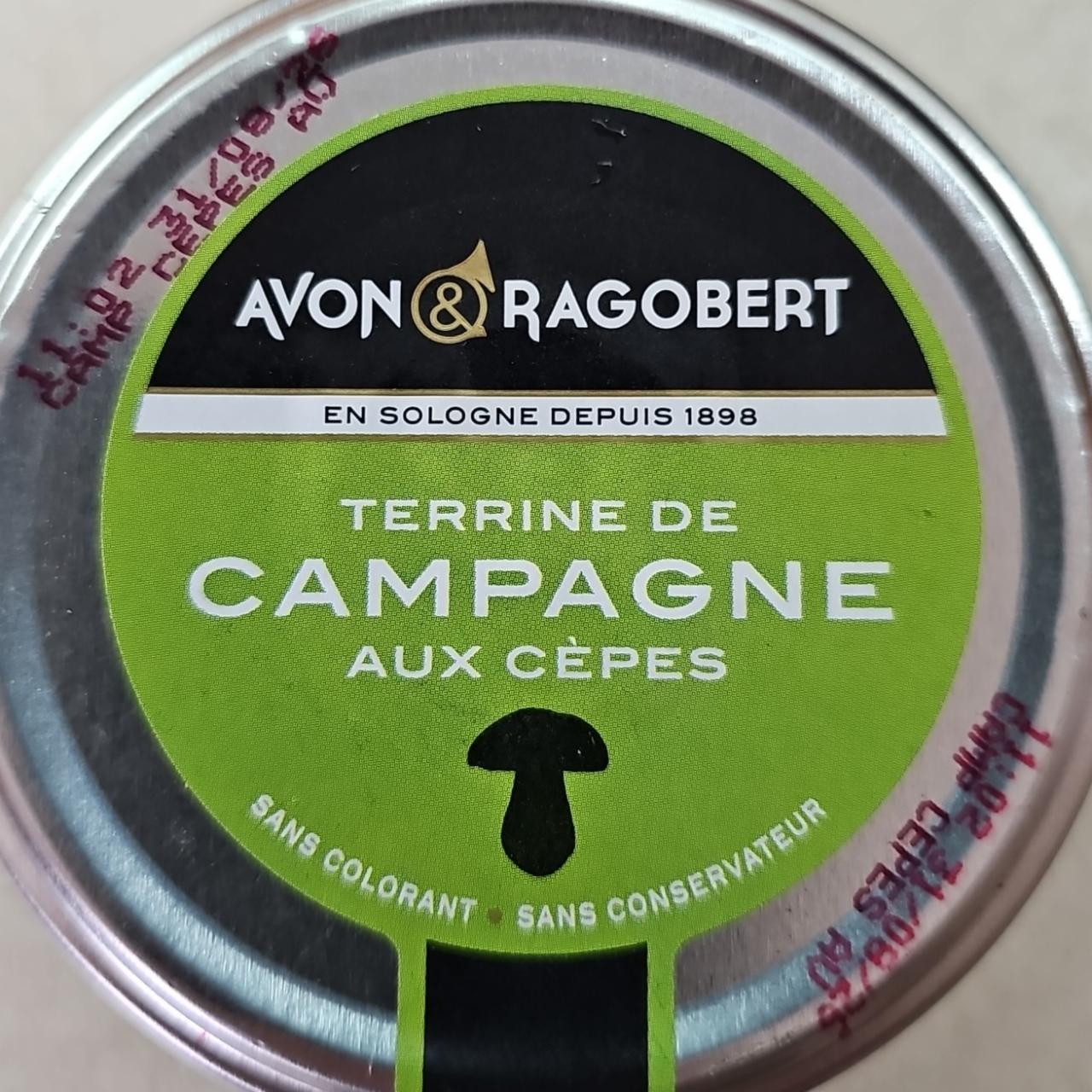 Fotografie - Terrine de campagne aux cepes Avon&Ragobert