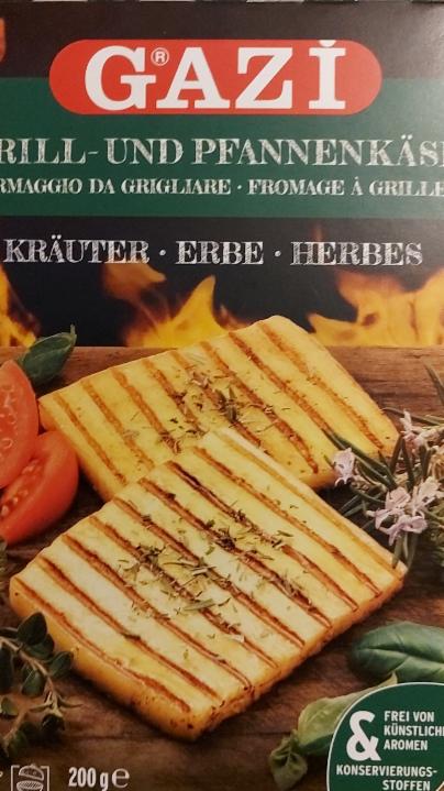 Fotografie - GAZI Grill und Pfanenkäse Kräuter