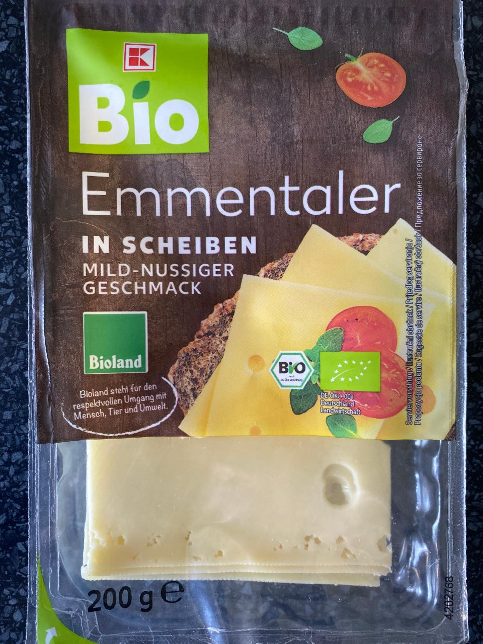 Fotografie - Emmentaler in Scheiben K-Bio