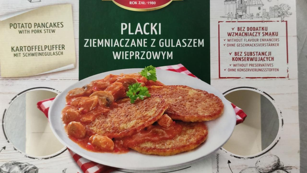 Fotografie - Placki ziemniaczane z gulaszem wieprzowym U Jędrusia