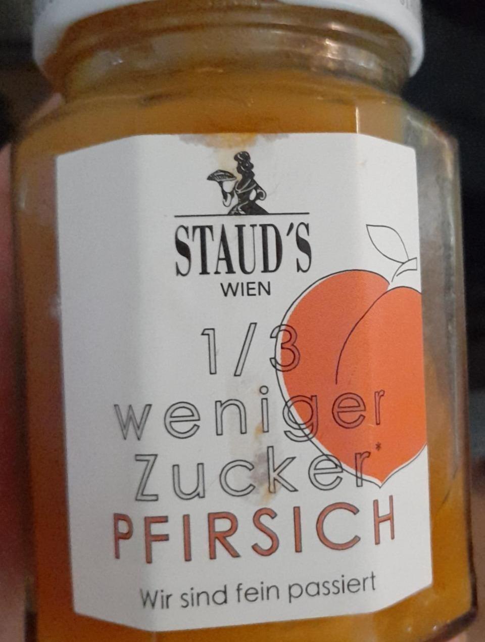 Fotografie - 1/3 weniger Zucker Pfirsich Staud's Wien