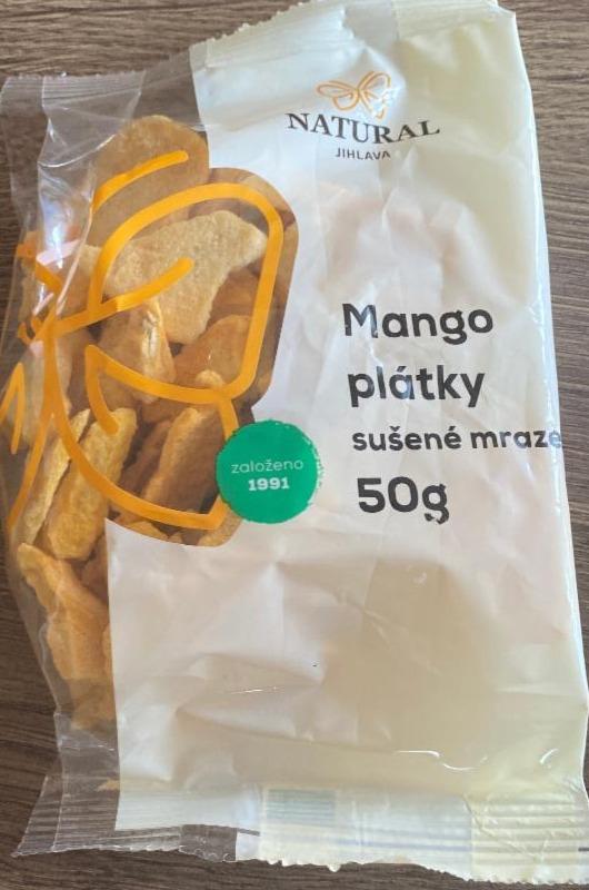 Fotografie - Mango plátky sušené mrazem Natural Jihlava