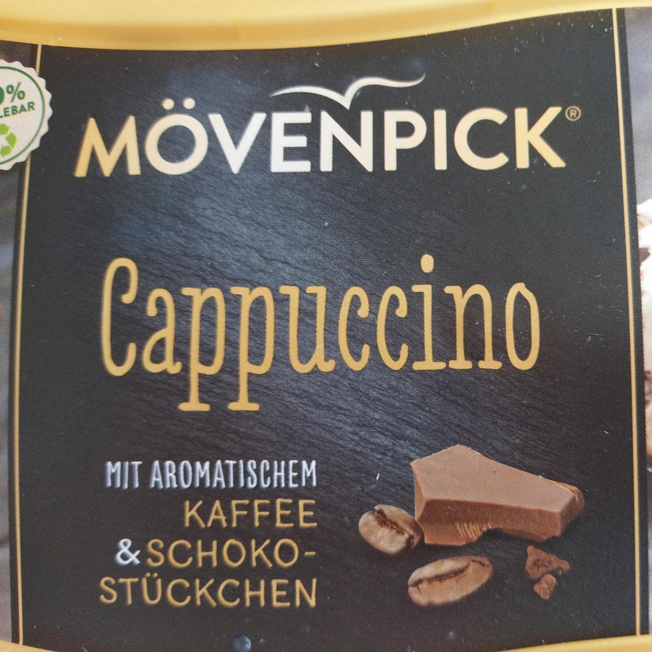 Fotografie - Cappuccino mit aromatischem kaffee & schoko-stückchen Mövenpick