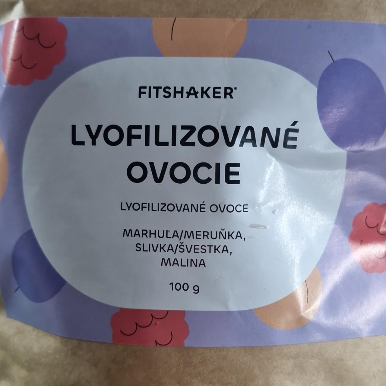 Fotografie - Lyofilizované ovocie Marhuľa, Slivka, Malina Fitshaker