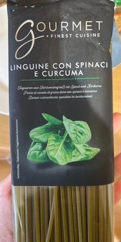 Fotografie - Linguine Con Spinaci E Curcuma Gourmet