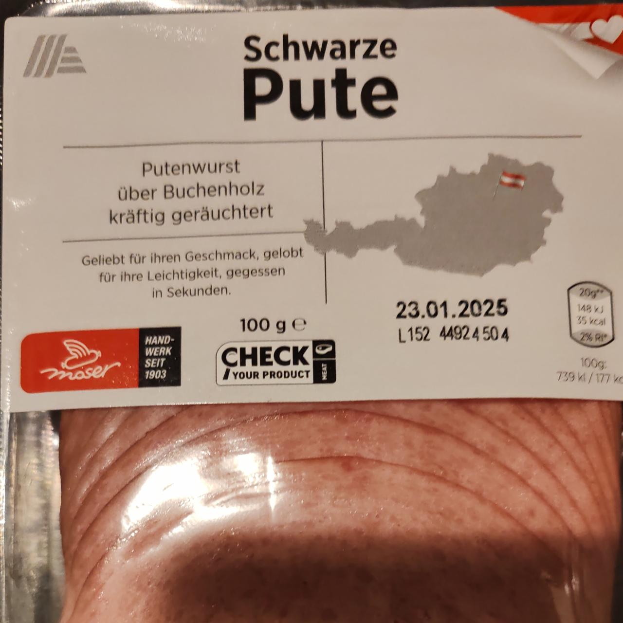 Fotografie - Schwarze Pute Maser