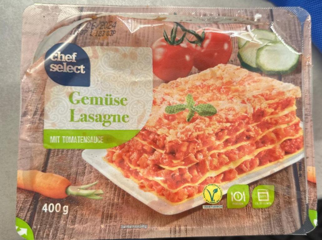 Fotografie - Gemüse Lasagne mit tomatensauce Chef Select