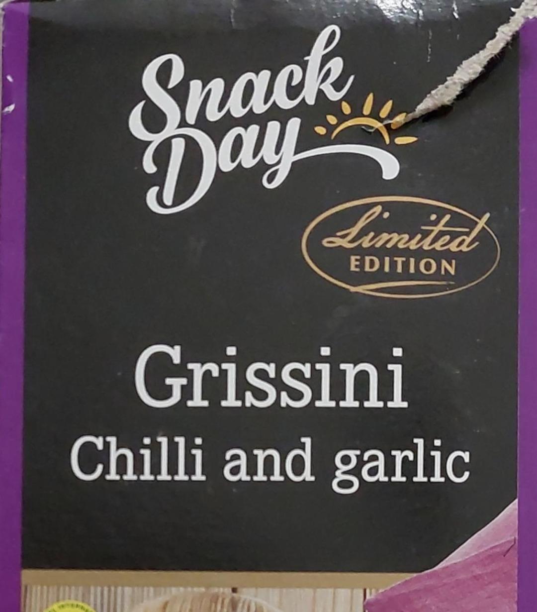 Fotografie - Grissini chilli anf garlic Snack Day