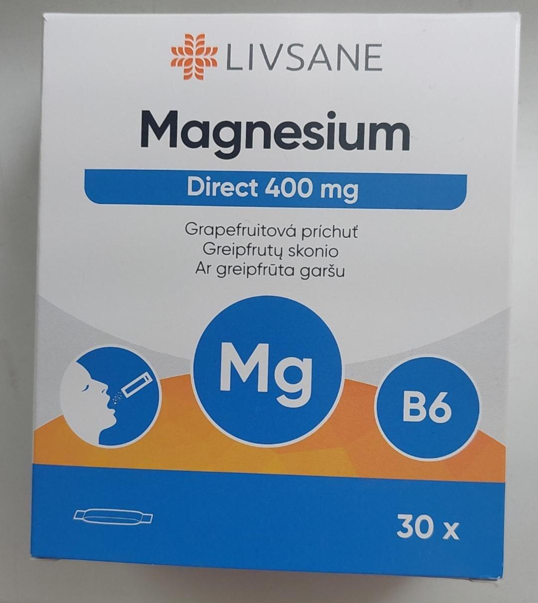 Fotografie - Magnesium Direct 400 mg Livsane