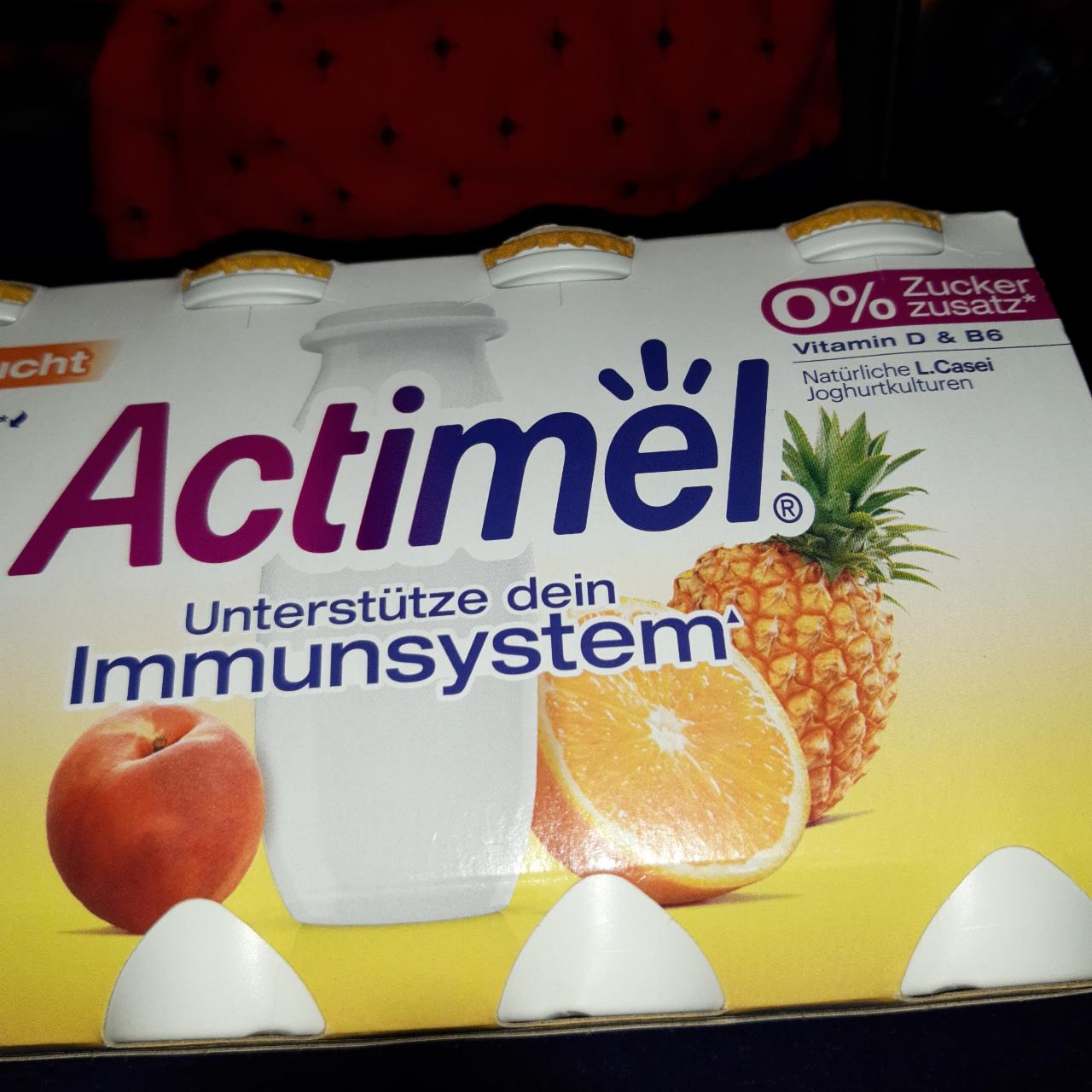 Fotografie - Immunsystem multifrucht 0% zuckerzusat Actimel