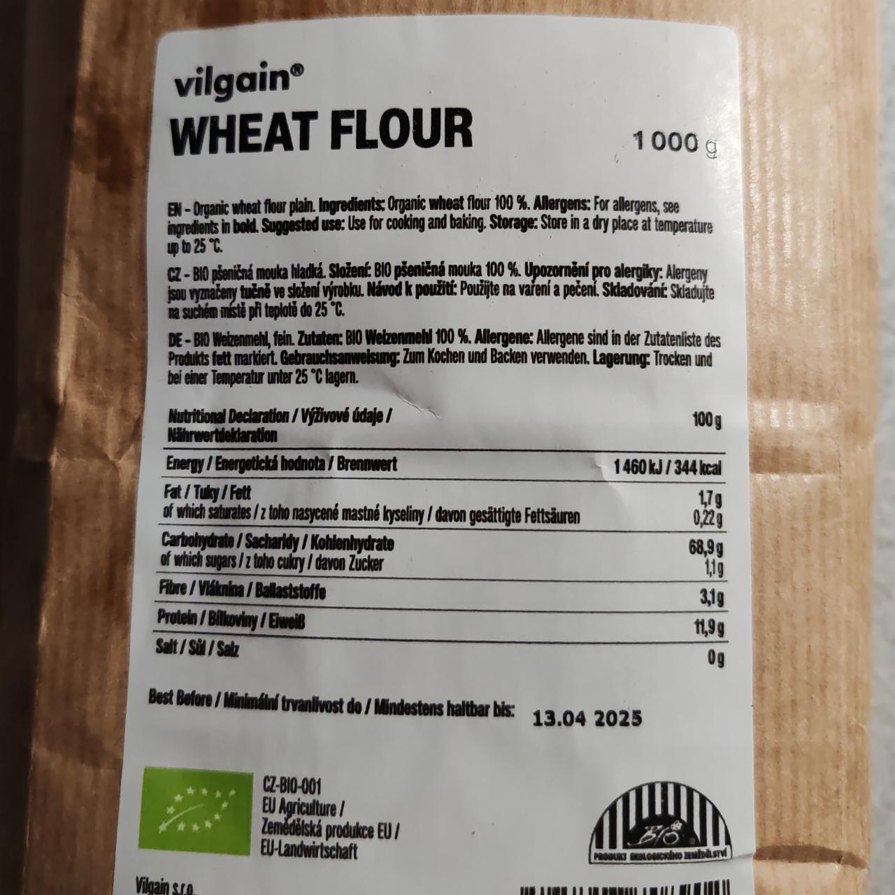 Fotografie - Wheat Flour Vilgain