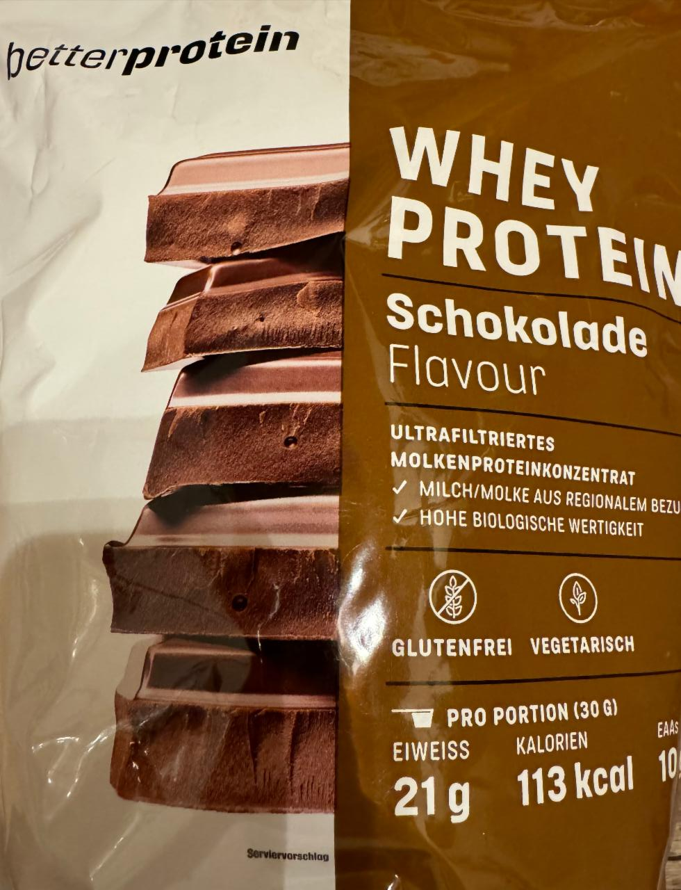 Fotografie - Whey protein schokolade flavour Better protein