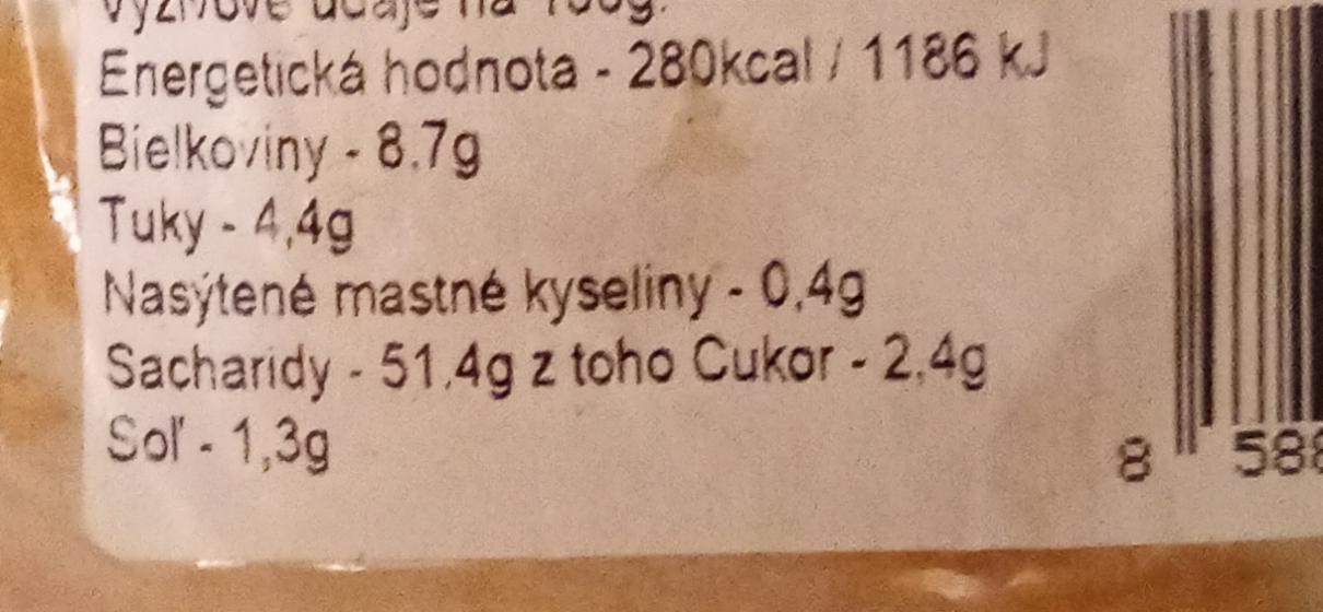 - kalórie, kJ a nutričné hodnoty | KalorickéTabuľky.sk