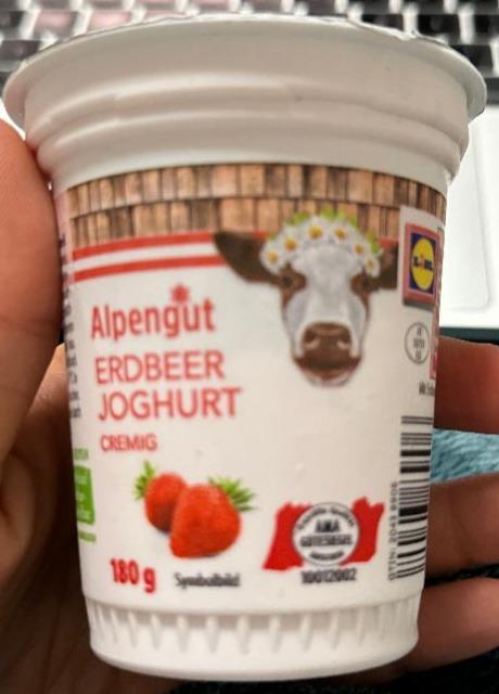 Fotografie - Erdbeer Joghurt Alpengut