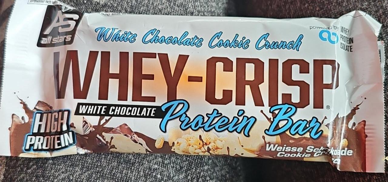 Fotografie - Whey-Crisp White Chocolate Protein Bar all stars