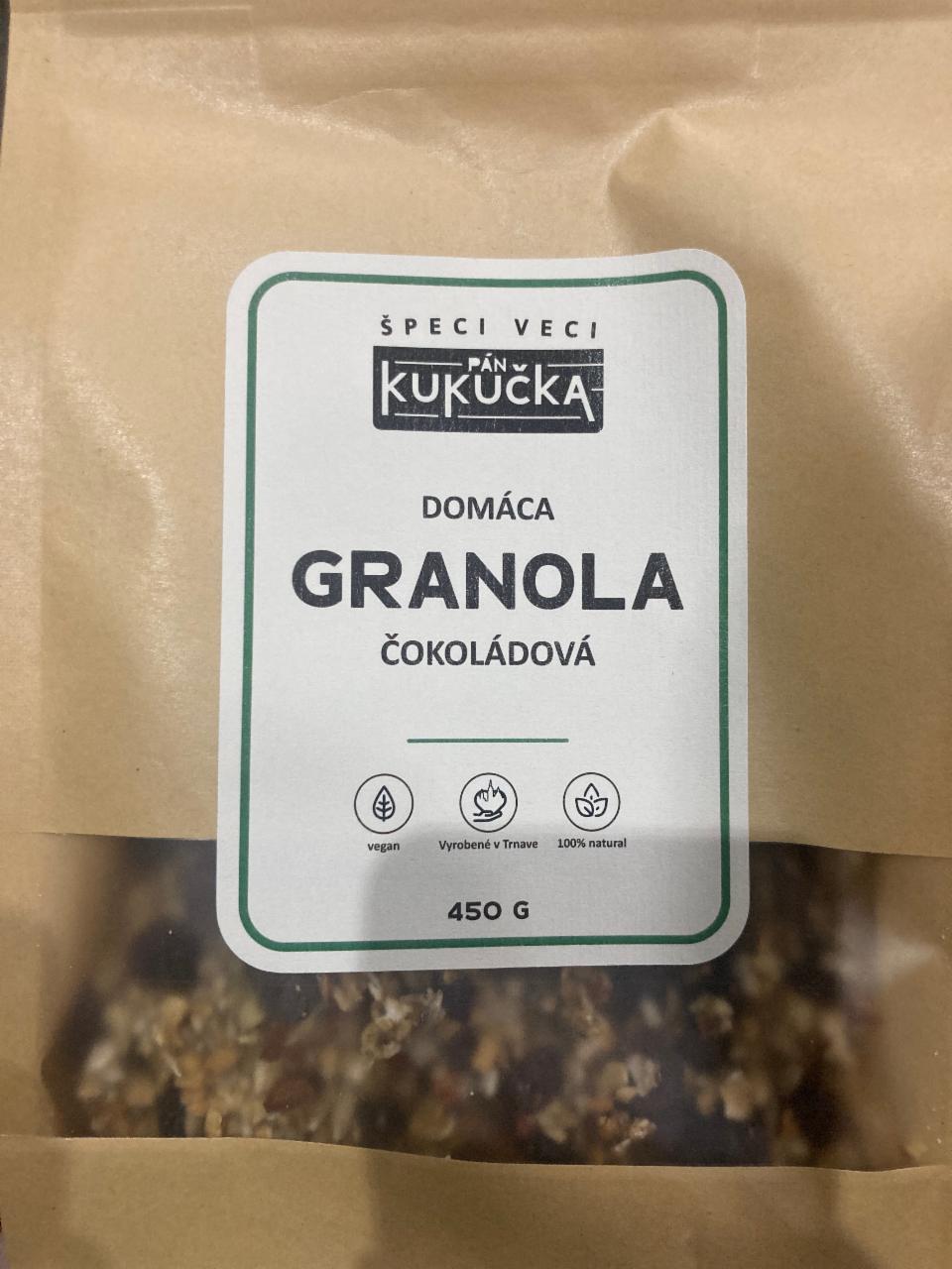 Fotografie - Domáca Granola Čokoládová Pán Kukučka