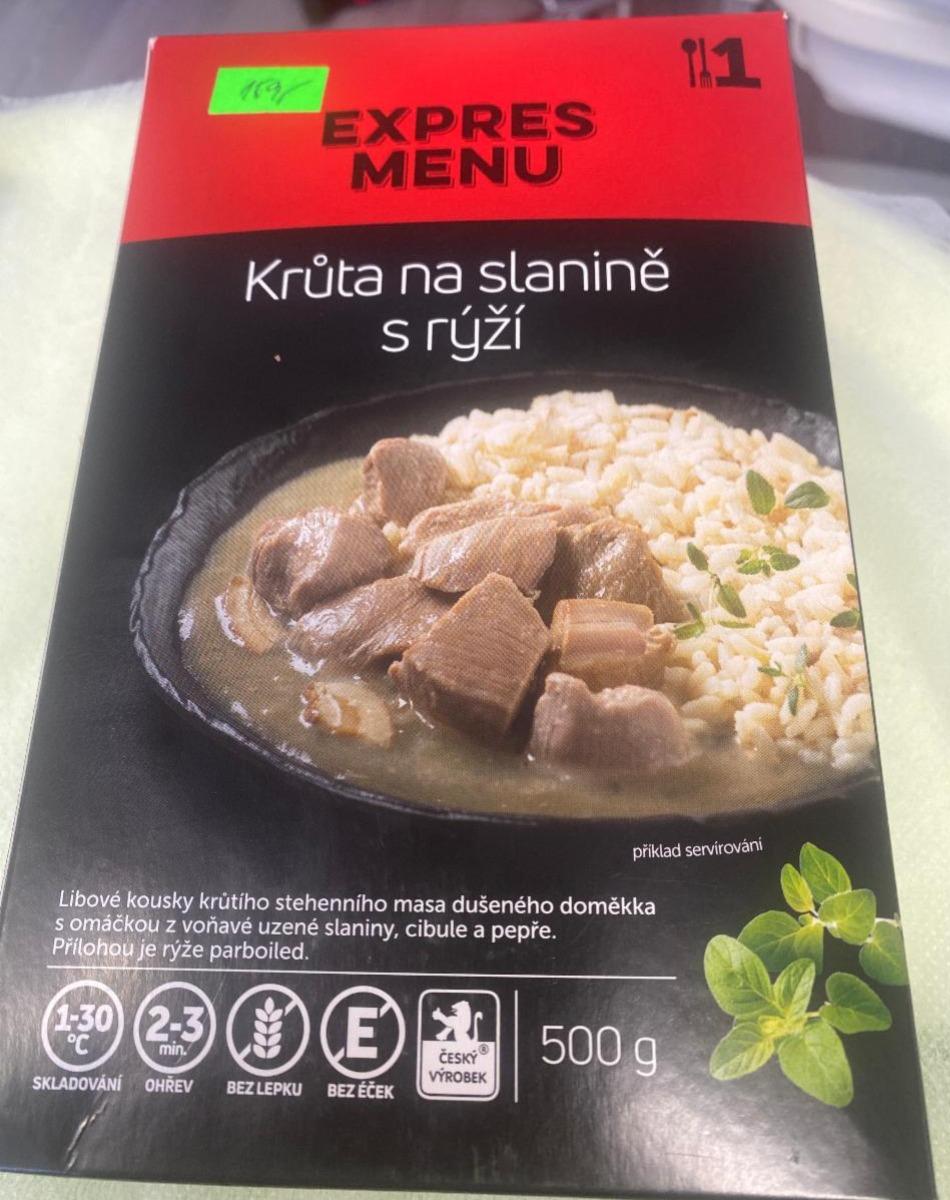 Fotografie - Krůta na slanině s rýží Expres menu