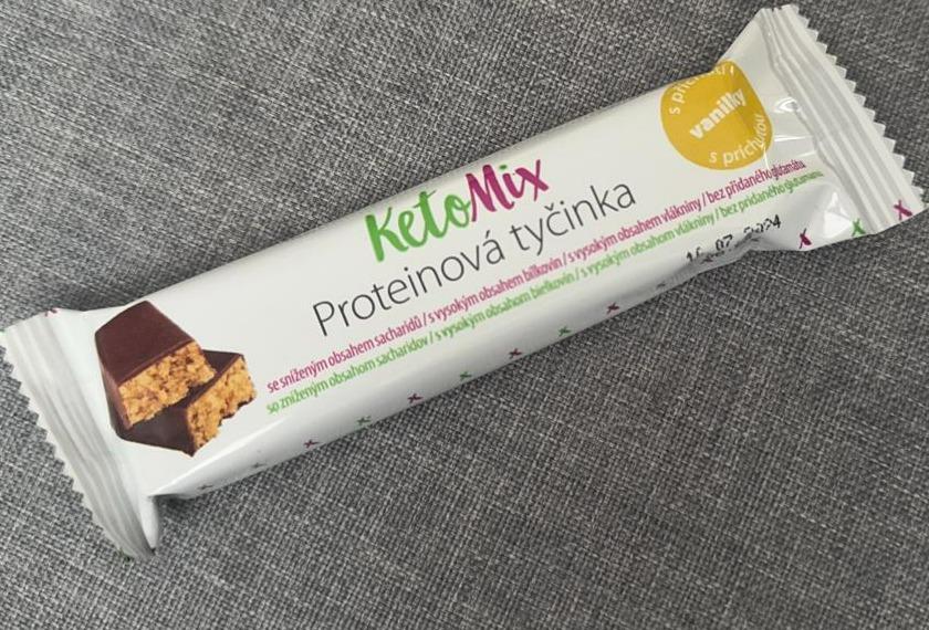 Fotografie - Protein bar with Vanilla flavour KetoMix