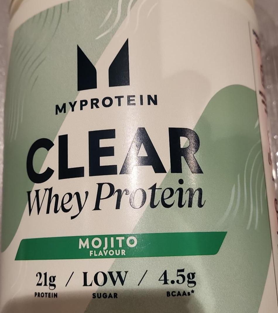 Fotografie - Clear whey protein mojito Myprotein