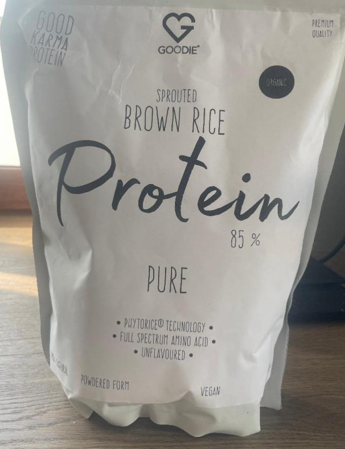 Fotografie - Sprouted Brown Rice Protein Pure Goodie