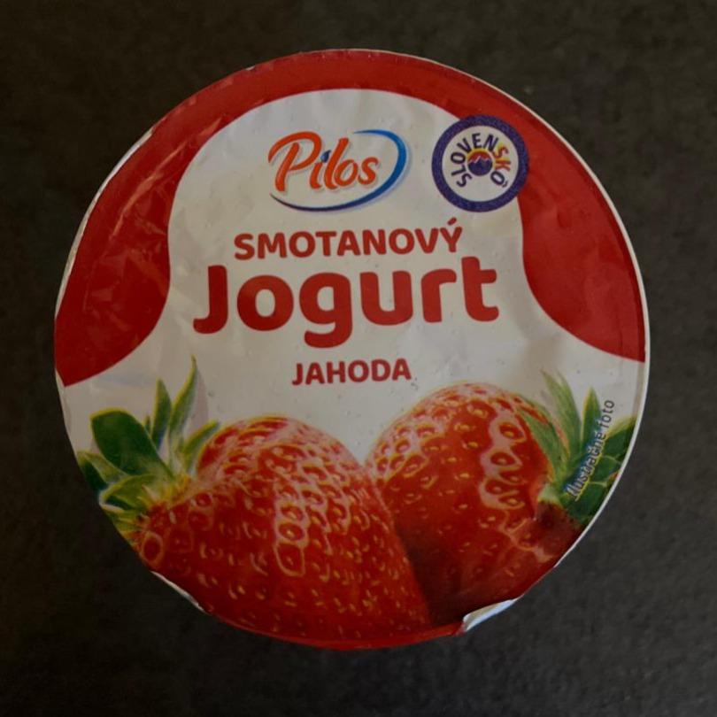 Fotografie - Smotanový jogurt jahoda Pilos