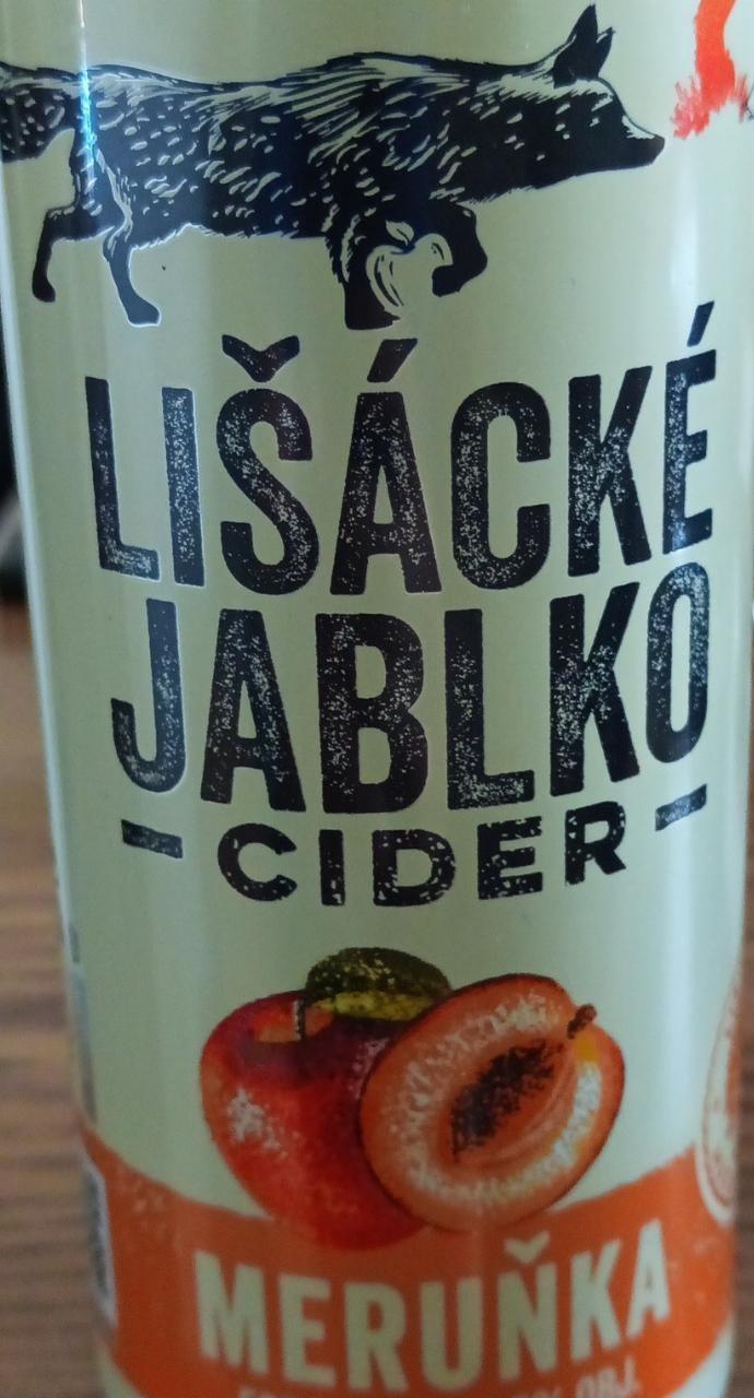 Fotografie - Cider meruňka Lišácké jablko