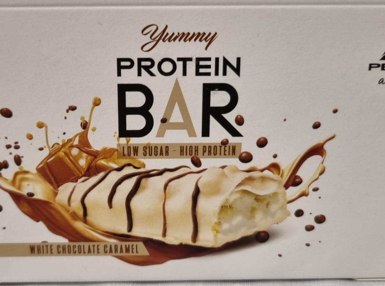 Fotografie - Yummy Protein Bar White Chocolate Caramel Peak