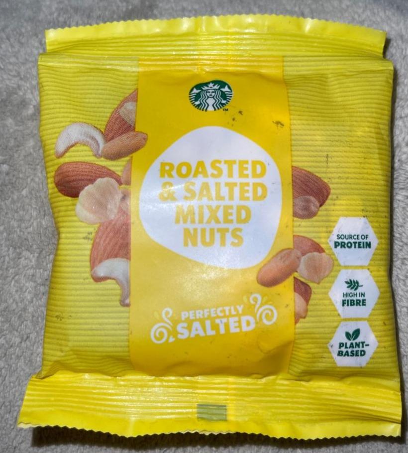 Fotografie - Roasted & salted mixed nuts Starbucks