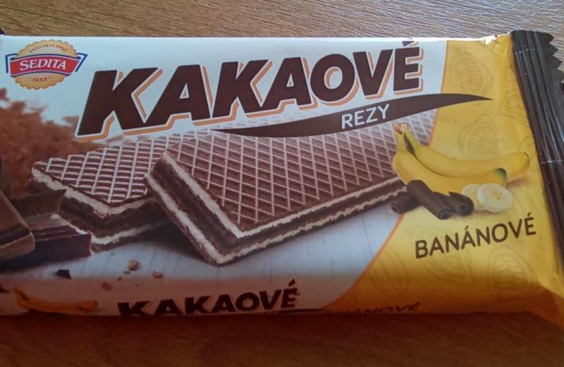 Fotografie - sedita kakaove rezy bananove