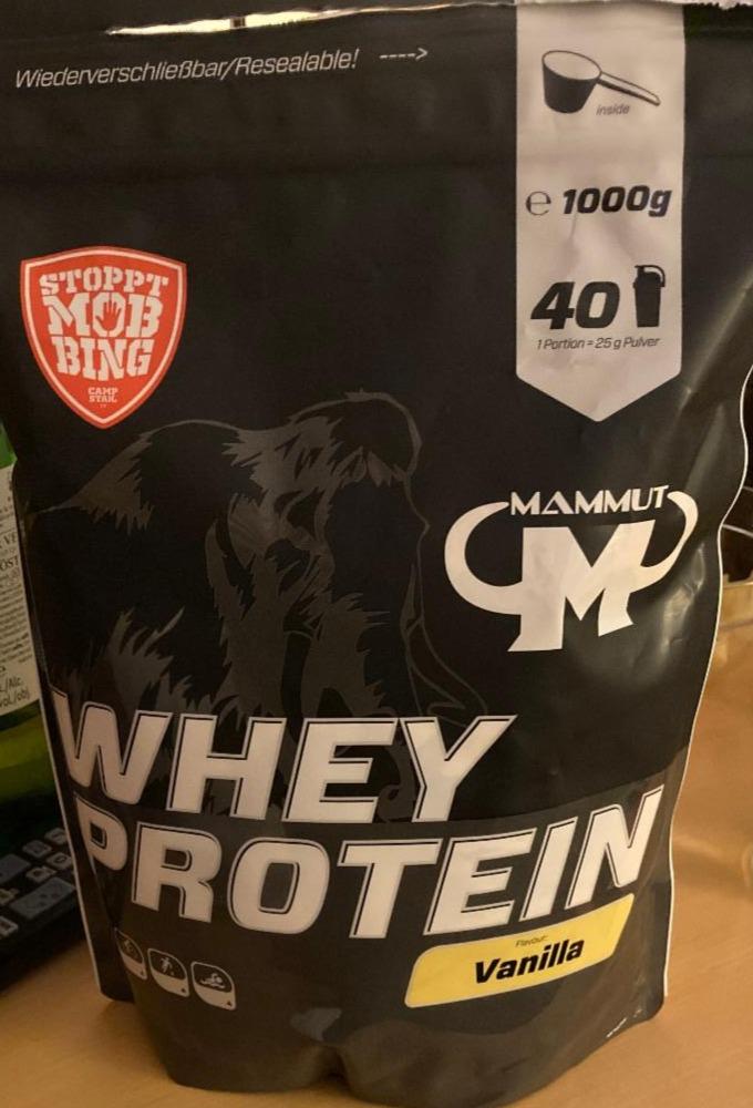 Fotografie - Whey Protein Vanilla Mammut