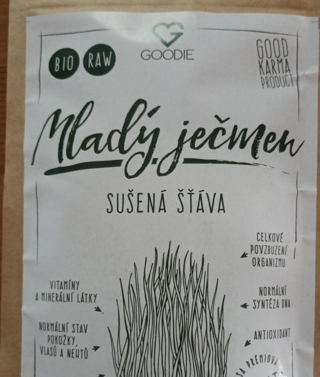 Fotografie - Mladý ječmen sušená šťáva Goodie