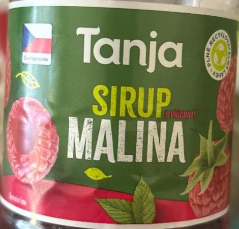 Fotografie - Sirup malina Tanja