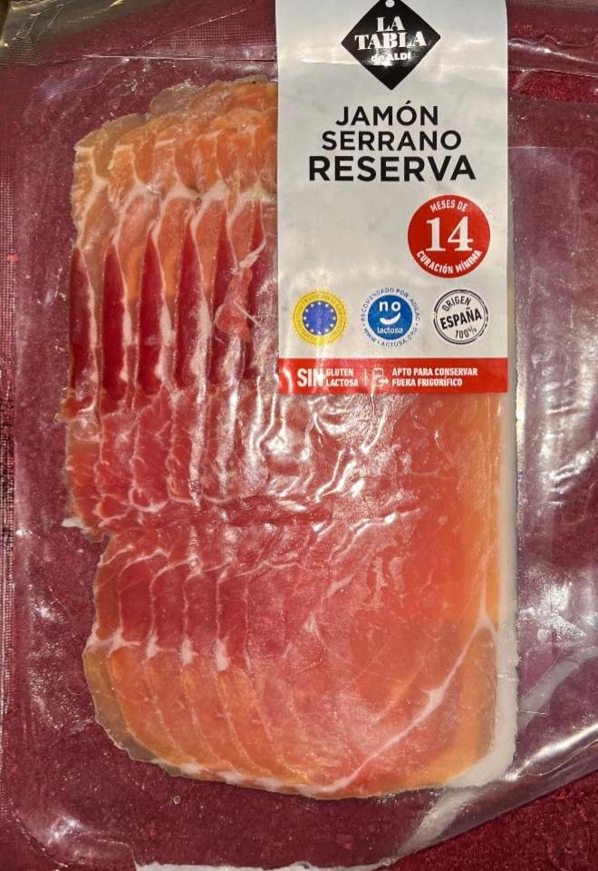 Fotografie - Jamon Serrano Reserva La Tabla Aldi