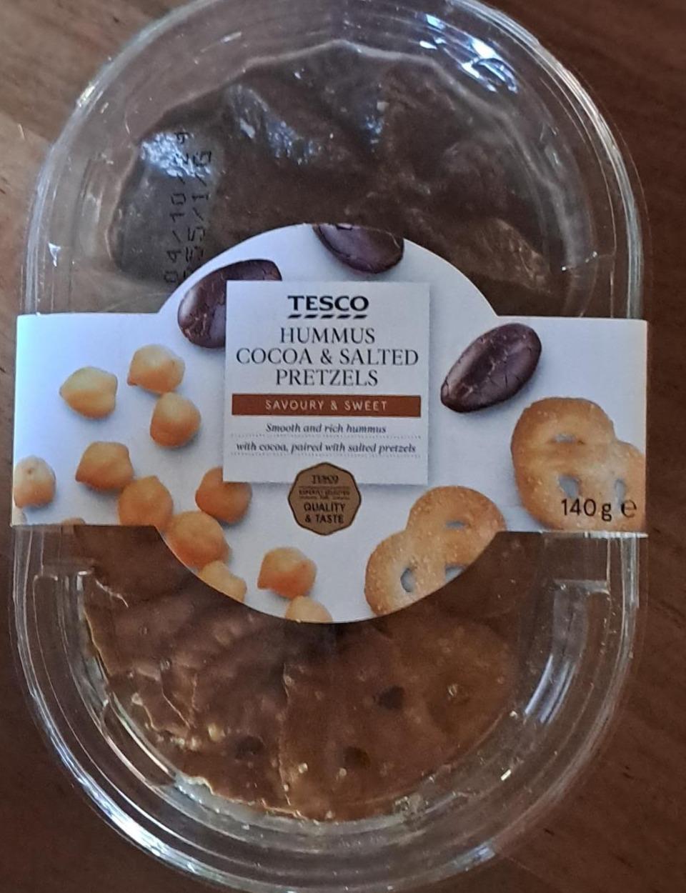 Fotografie - Hummus Cocoa & Salted Pretzels Tesco