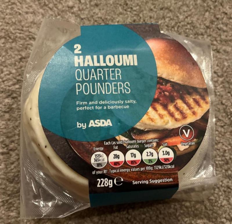 Fotografie - Halloumi Quarter Pounders by Asda