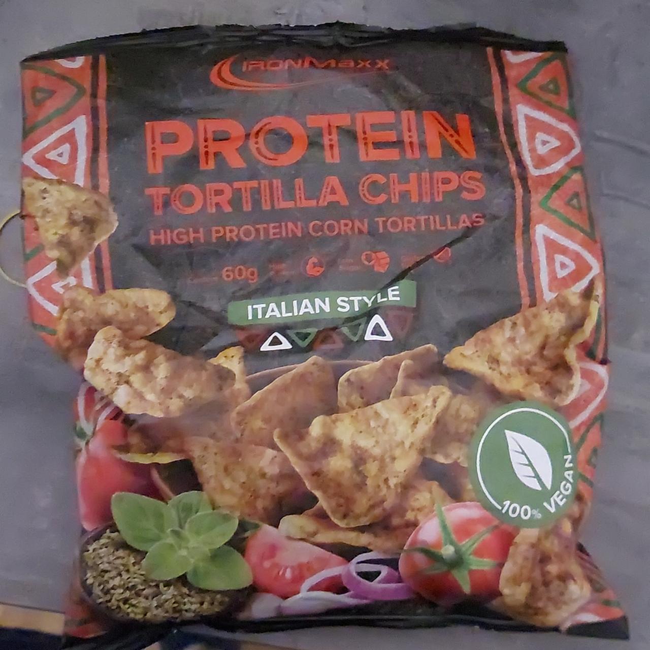 Fotografie - Protein Tortilla Chips Italian Style IronMaxx