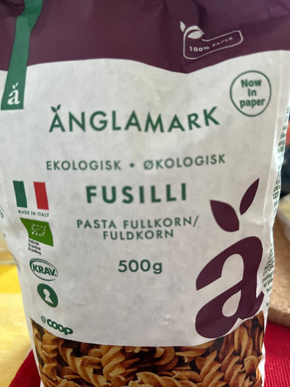 Fotografie - Fusilli Anglamark