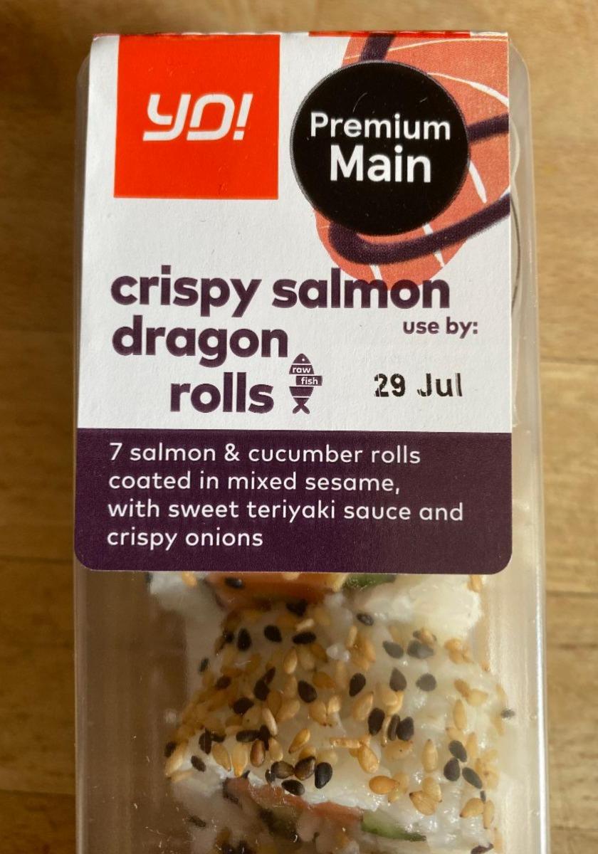 Fotografie - Crispy salmon dragon rolls Yo!