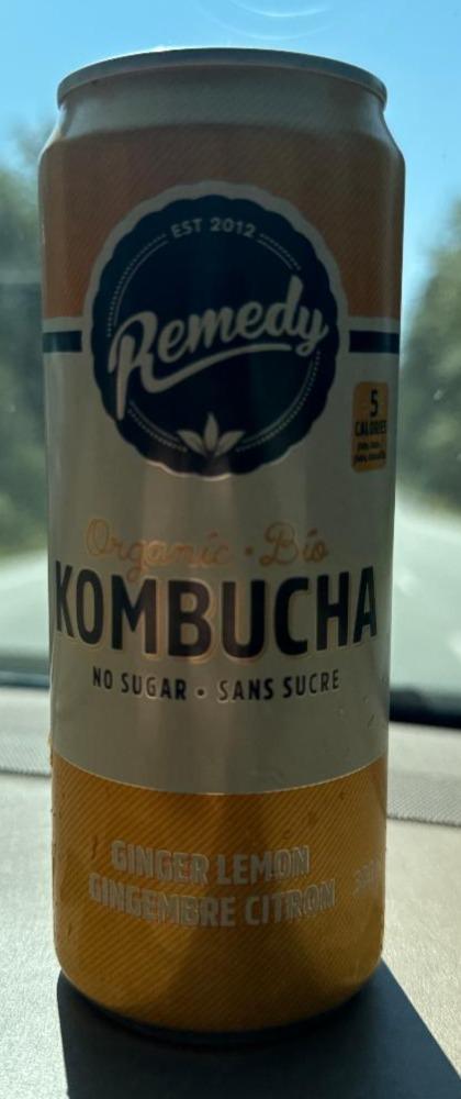 Fotografie - Kombucha ginger lemon no sugar Remedy