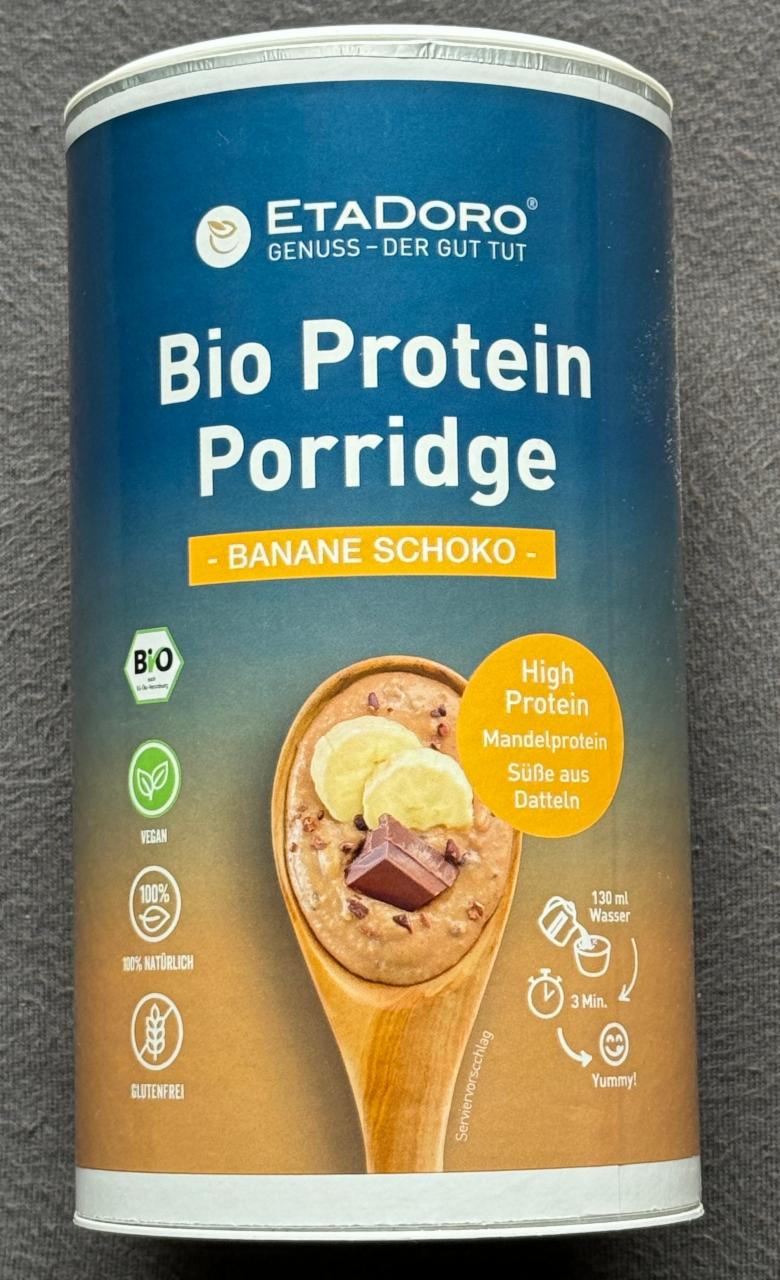 Fotografie - Bio Protein Porridge Banane Schoko EtaDoro