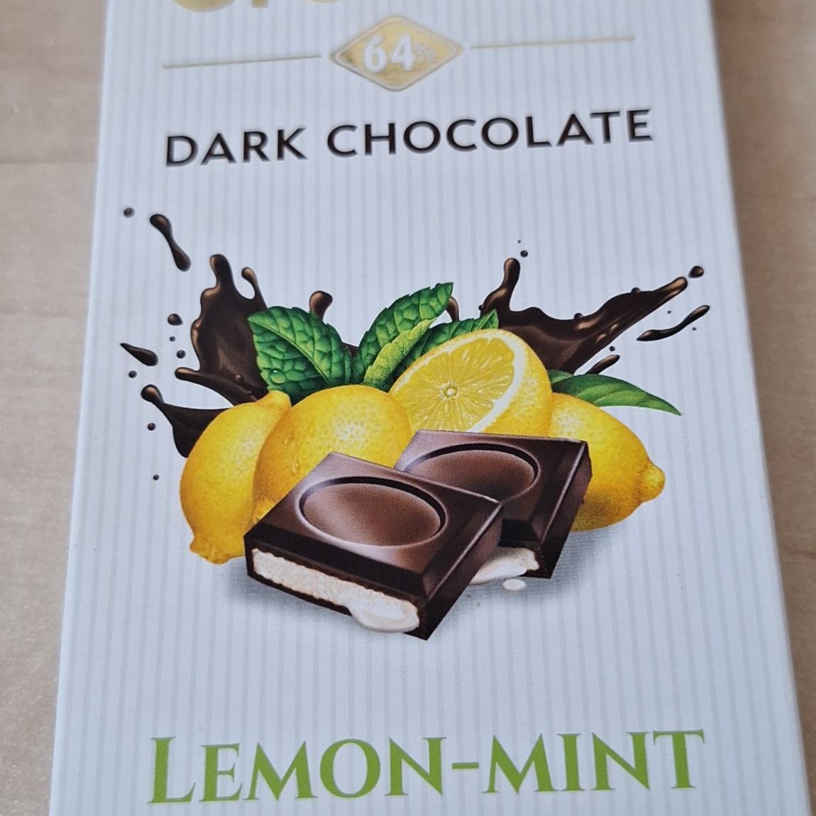 Fotografie - Dark Chocolate Lemon-Mint Dibette