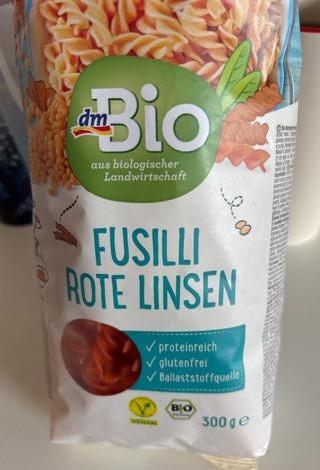 Fotografie - Fusilli rote linsen dmBio