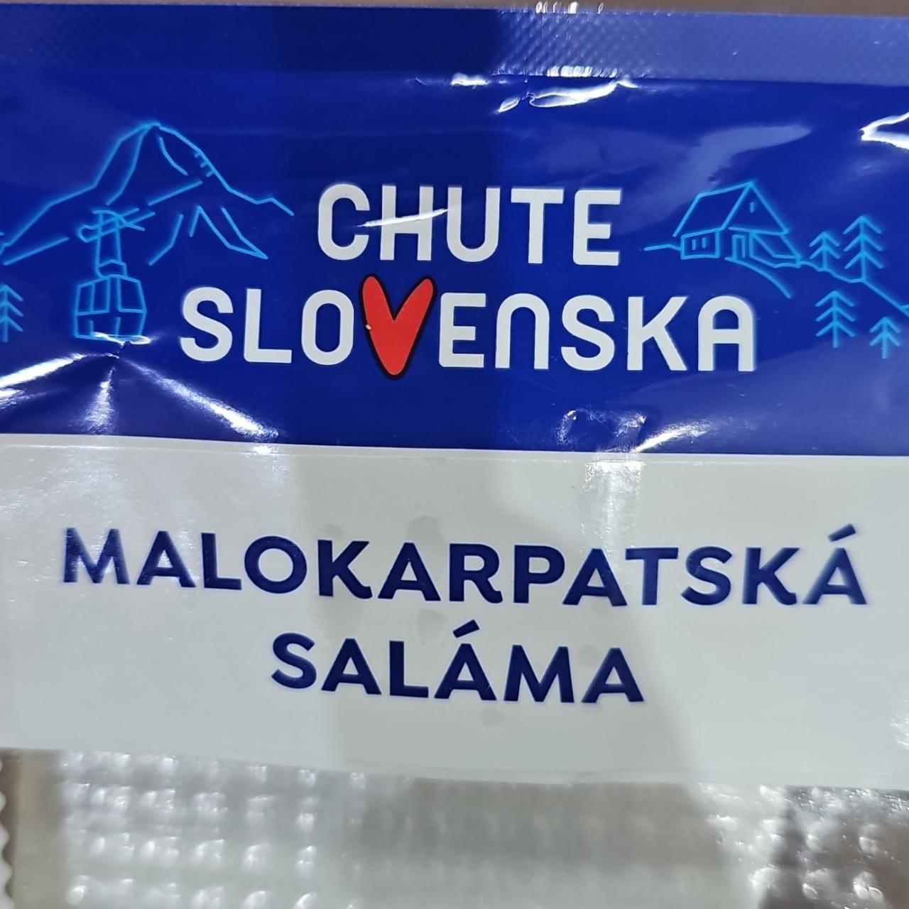 Fotografie - Malokarpatská saláma Chute Slovenska